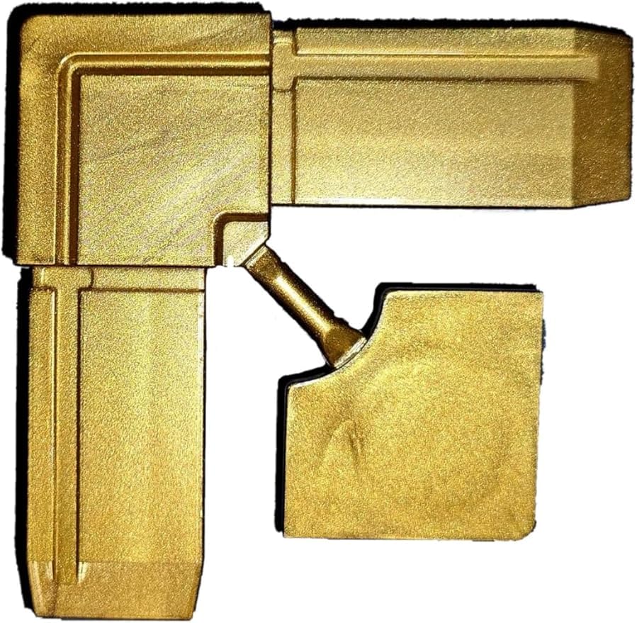 Squadrette per telaio zanzariera fissa, kit 4 squadrette per telaio fisso zanzariera
