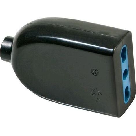 Presa Elettrica Volante 10A Nero Maurer