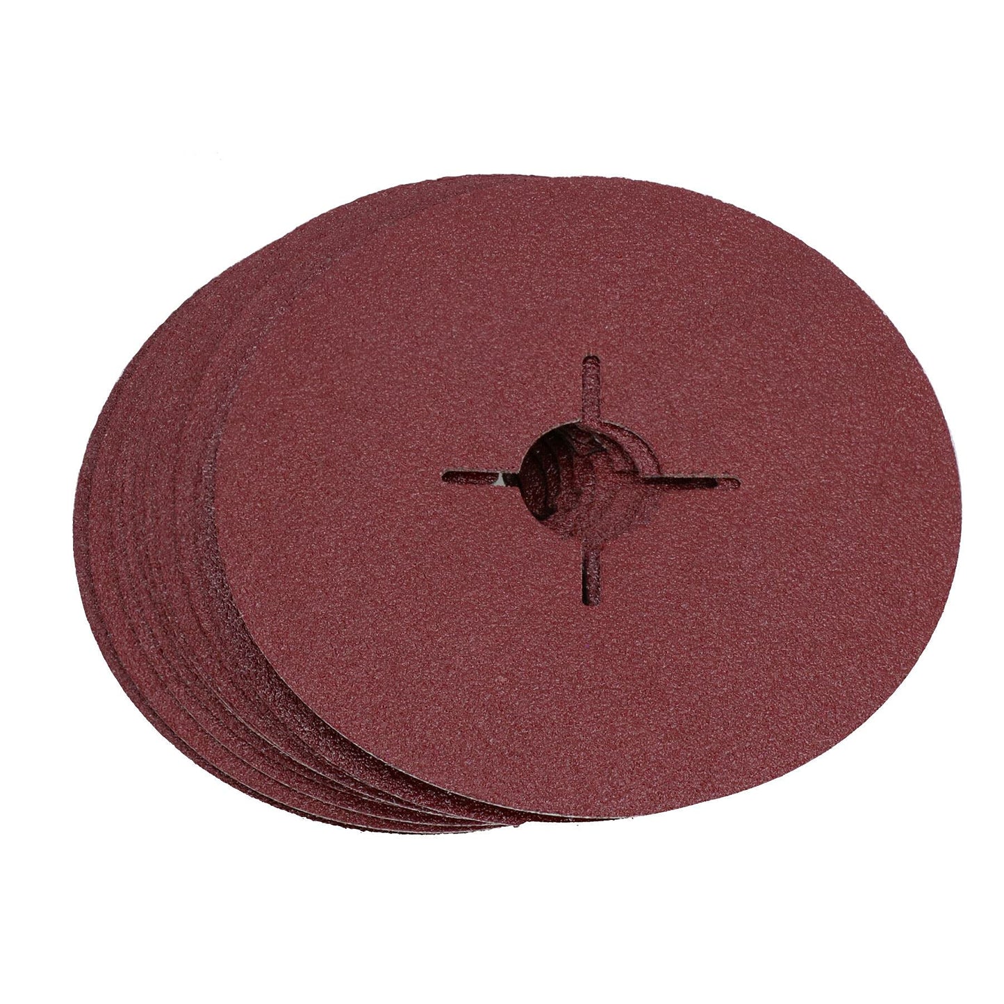 Set 5 Dischi in Fibra Abrasiva 115 mm - Grana 60