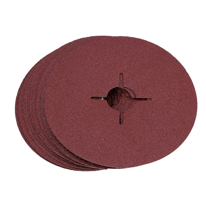 Set 5 Dischi in Fibra Abrasiva 115 mm - Grana 60