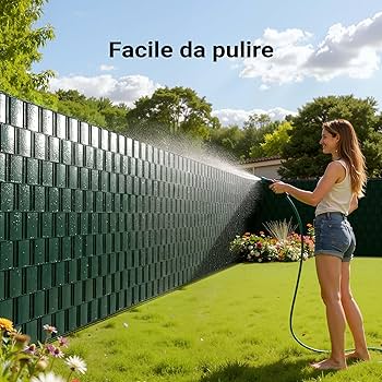 Frangivista in PVC per Recinzioni Verde - 19cm x 35mt