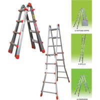 Scala Telescopica 5+5 Mt.5,20 Alluminio Marchetti