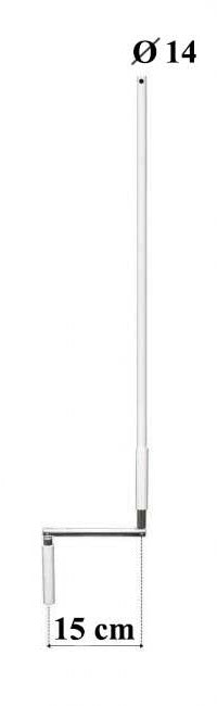 Asta di Manovra per Tapparelle 180 cm - Asta Direzionale con Maniglia Grigia | Happy&Brico