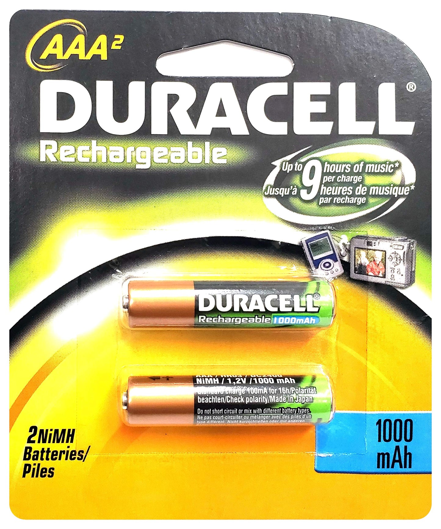 Batterie Ricaricabili Duracell Ministilo AAA - 1000 mAh (2 pz)