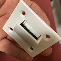 Guidacinghia nylon per cassonetti a scomparsa con spazzolino - Colore Bianco