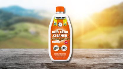 Duo Tank Cleaner Thetford 0,8L – Pulitore Profondo per Serbatoio Acque Nere e Grigie