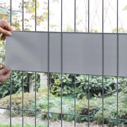 Frangivista in PVC per Recinzioni Grigio Chiaro - 19cm x 35mt