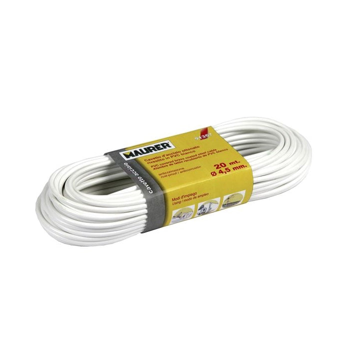Fune Stendibiancheria in Acciaio Rivestito in PVC - 20 mt