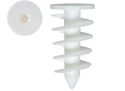 Ancorante a Elica Autoperforante per Pannelli Isolanti e Polistirolo (Testa Ø25 mm) 23X50 MM 1 PZ