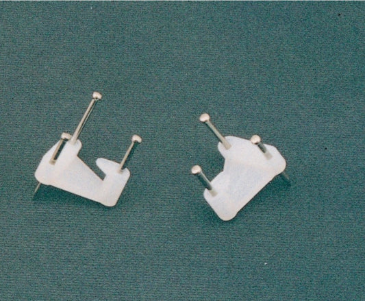 Ganci Appenditutto Metallici a 3 Punte - Confezione 10 Pezzi