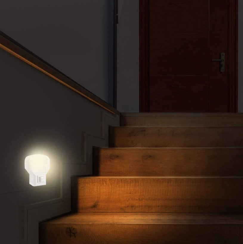 Luce Spia Notturna da Presa con Interruttore Integrato