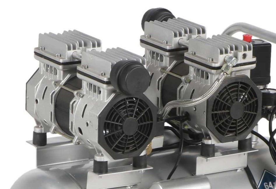 Compressore Silenziato 50 Litri Hyundai 3HP - Tecnologia Oil-Free