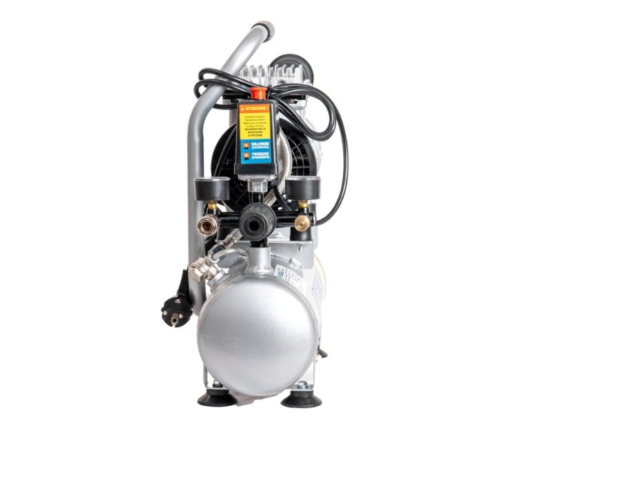 Compressore Silenziato Hyundai 6 Litri - Portatile Oilless