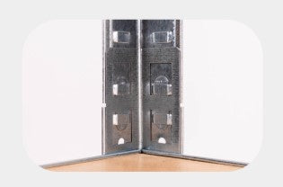 Scaffale Metallico ad Incastro Atlante - 90x40 cm