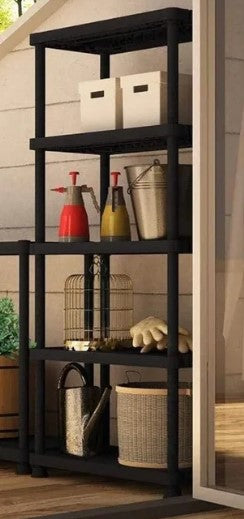 Scaffale in Resina 5 Ripiani 80x40x188h cm