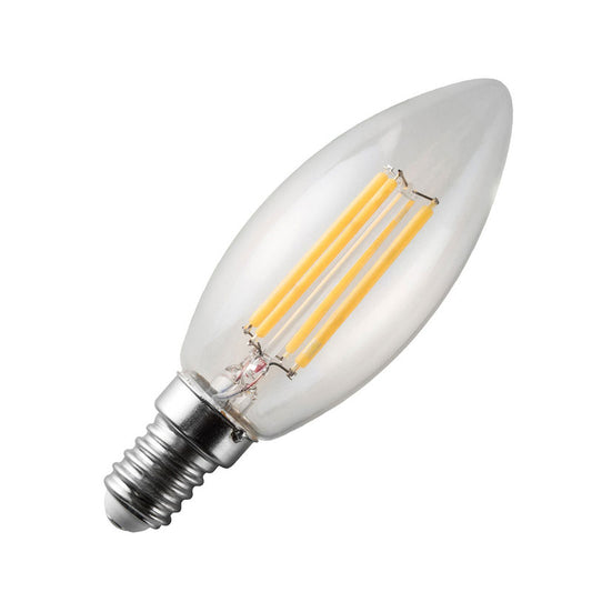 Lampadina a LED E14 Oliva 4,5W - Luce Fredda