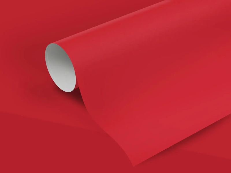 Plastica Adesiva Rossa Opaca - 1 mt