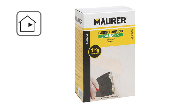 Gesso Rapido Bianco per Interni Maurer - 1 kg