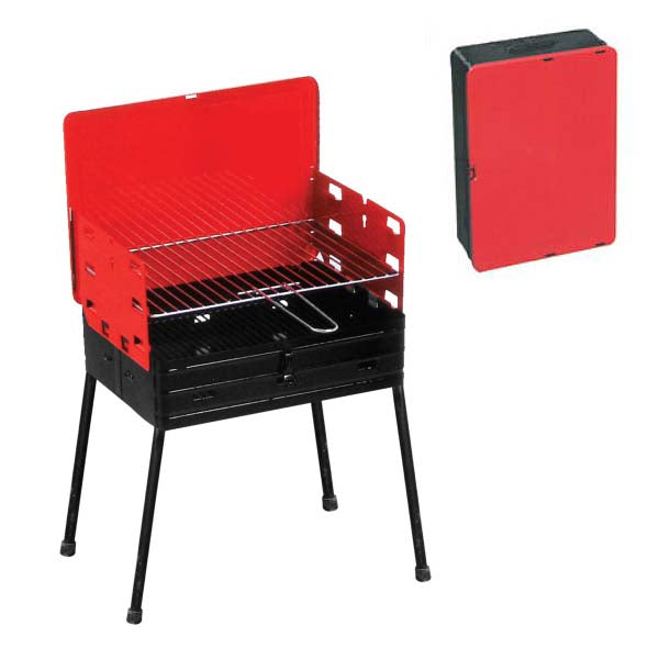 Barbecue a Legna Rettangolare Modello Pic Nic - 40x30x72 cm