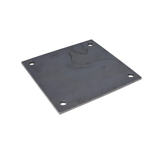 Piastra Quadrata di Supporto per Argano - Dimensioni 100x100 mm