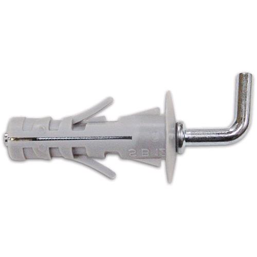 Tasselli in Nylon con Gancio Medio – Fissaggio Sicuro per Pareti Pieno/Forate (Varie Misure) 2PZ