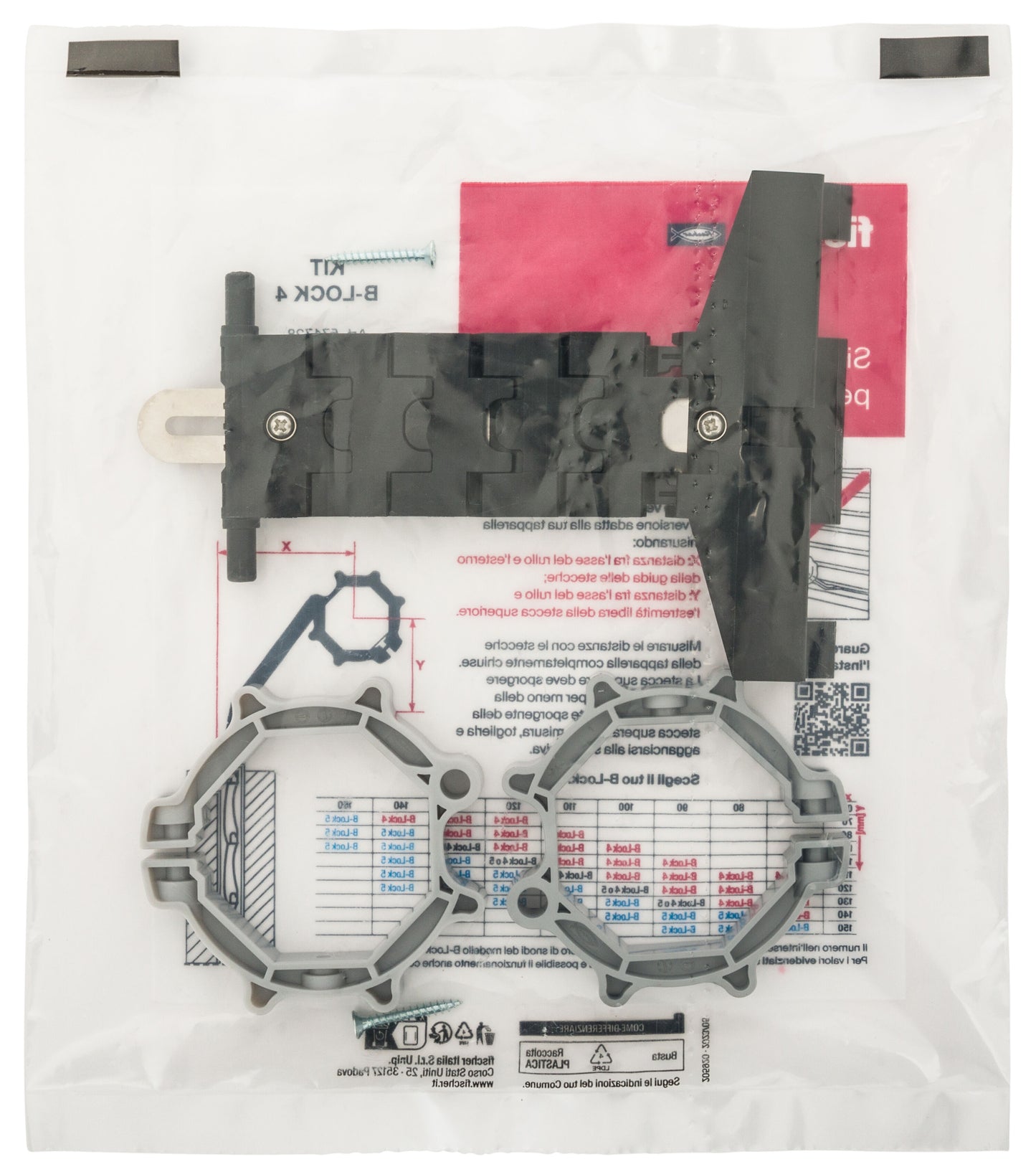 Kit B-lock 4  FISCHER  sistema di bloccaggio tapparella