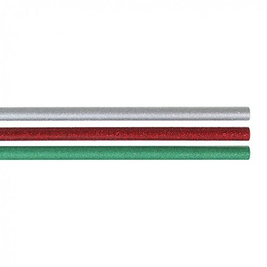 Set 6 Stick Colla Termofusibile 3 Colori - 8x150 mm