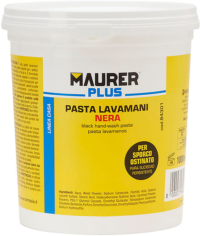 Pasta Lavamani Professionale Nera - Formato 4 kg
