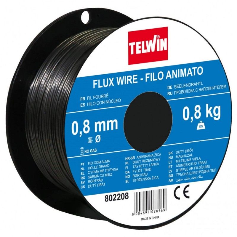 Filo Animato per Saldatura No-Gas - 0.8 mm (0.8 kg)