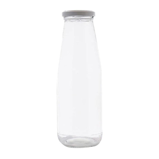 Vaso in Vetro Trasparente per Conserve - 720 ml con Tappo