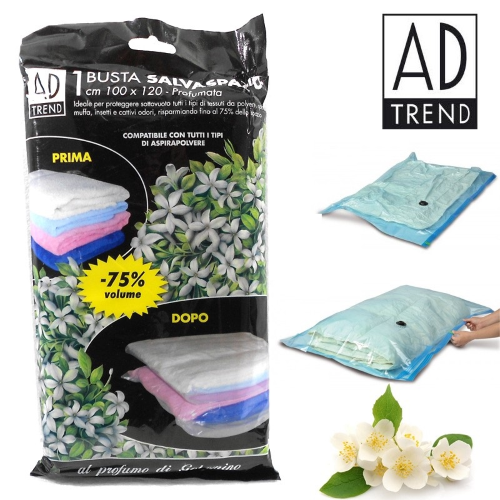 Sacco Sottovuoto per Armadio e Vestiti Maxi - 100x120 cm