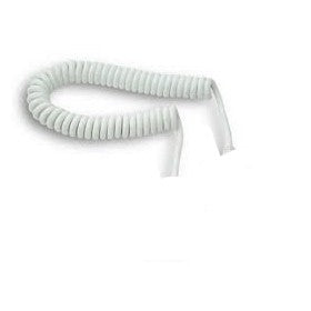 Cavo Elettrico Estendibile Spiralato Bianco - 5 mt