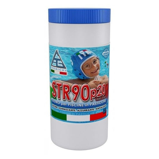 Cloro in Pastiglie da 20 gr per Piscine - Confezione 1 kg