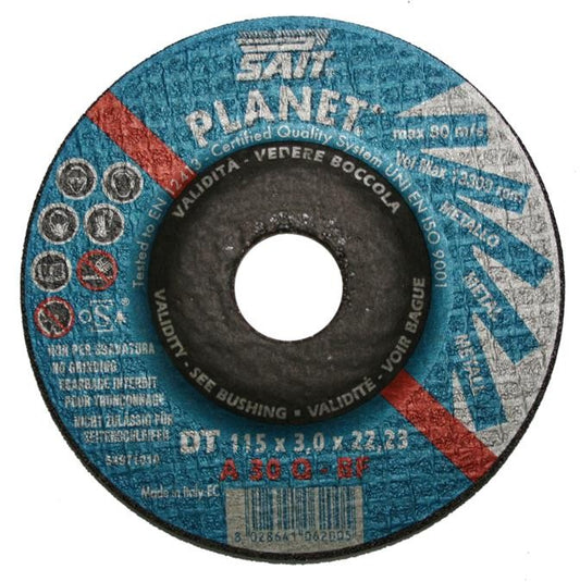 Disco Standard da Taglio per Ferro - 115x3 mm