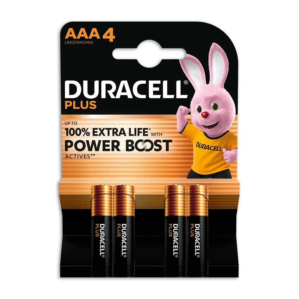 Batterie Duracell Ministilo AAA - Confezione 4 Pezzi