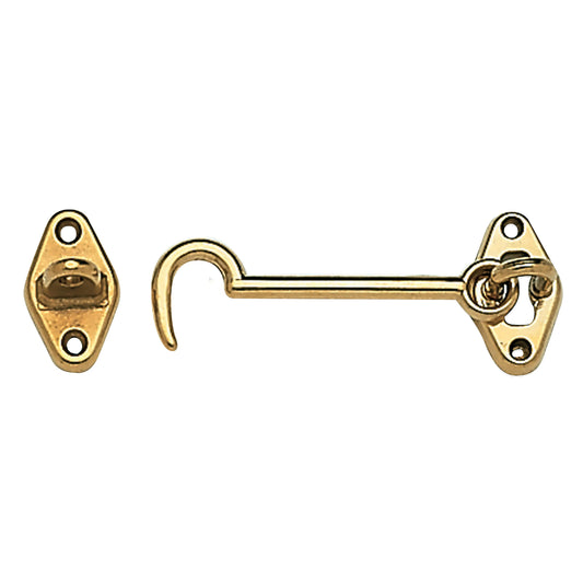 Gancio Fermapersiana in Ottone - Lunghezza 100 mm
