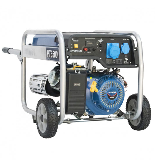 GENERATORE  5,8KW 389CC HYUNDAI MANUALE PT6500