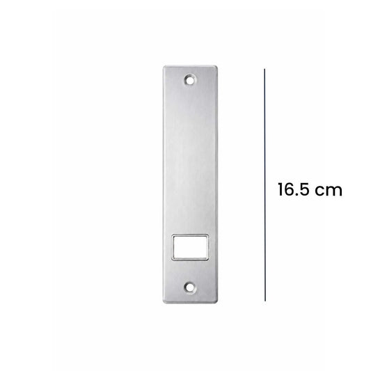 Placca Sporgente Modello Small Interasse 165 mm - Alluminio Argento Satinato