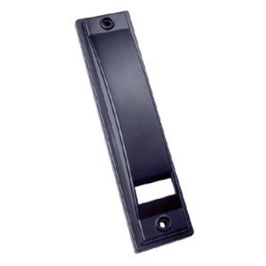 Placca Sporgente Modello Small Interasse 165 mm - Alluminio Nero Opaco