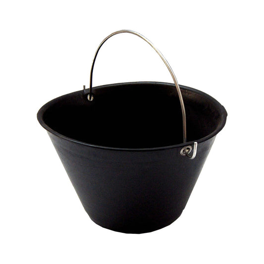 Secchio da Muratore in PVC Nero - Alta Resistenza