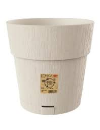 Vaso Ethica con Riserva d'Acqua Bianco - 30 cm