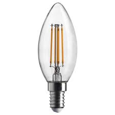 Lampadina a LED E14 Oliva 4,5W - Luce Neutra