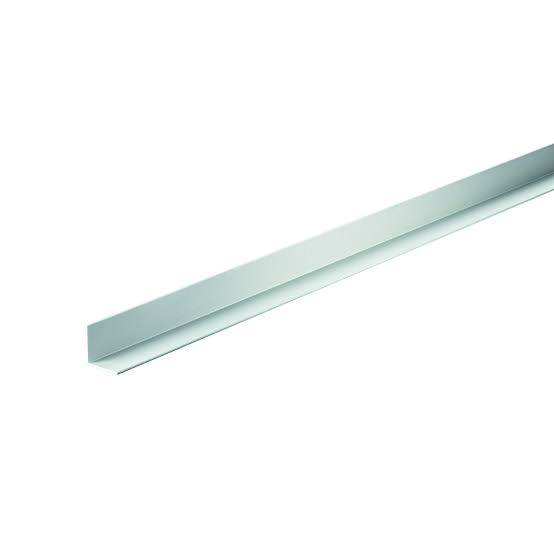 Profilo Angolare in Alluminio Anodizzato Argento - 40x40 mm (2 mt)