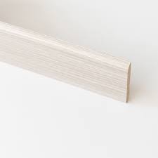 Battiscopa in MDF Rovere Sbiancato - Lunghezza 240 cm