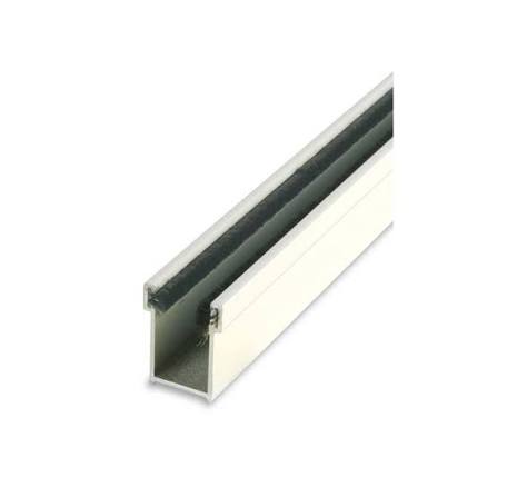Guida Laterale in Alluminio Estruso 28x19x28 mm - Taglio a Misura