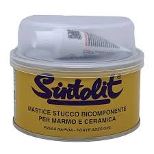 Stucco Bicomponente Sintolit per Marmo e Ceramica con Catalizzatore 175 ml
