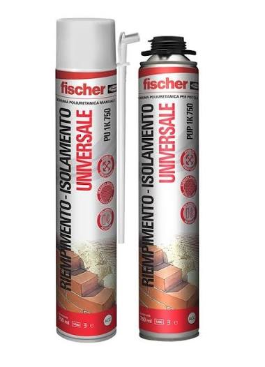 Schiuma Poliuretanica Manuale Monocomponente PUP 750 ml - Fischer