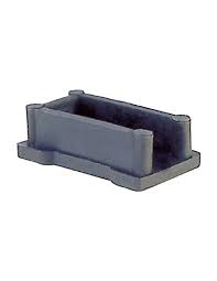Piedino in PVC per Scaffalature Pesanti Rinforzate mm 46 x 27