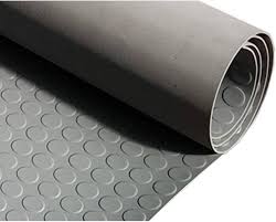 Copripavimento a Bolli in PVC Grigio - Altezza 100 cm (Al Metro)