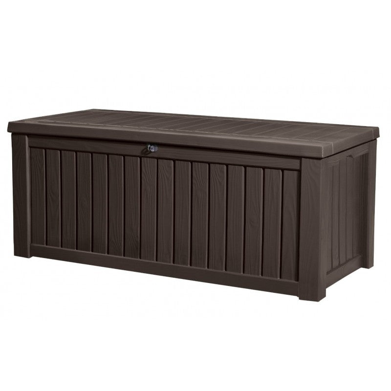 Baule Portaoggetti in Resina Keter Marrone - 118x49x55h cm